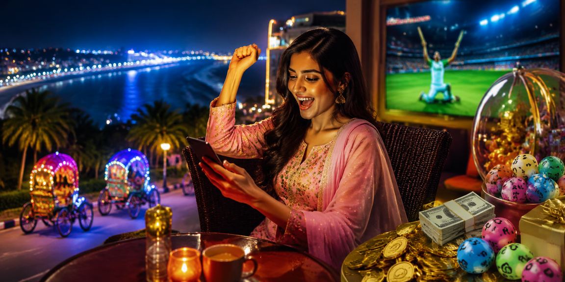 ঢাকায় লটারি খেলা উপভোগ করছে মজা